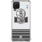 NBA Brooklyn Nets Static Galaxy A12 Clear Case