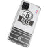 NBA Brooklyn Nets Static Galaxy A12 Clear Case