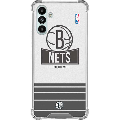 NBA Brooklyn Nets Static Galaxy A13 5G Clear Case