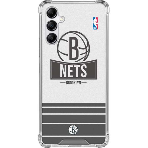 NBA Brooklyn Nets Static Galaxy A14 5G Clear Case