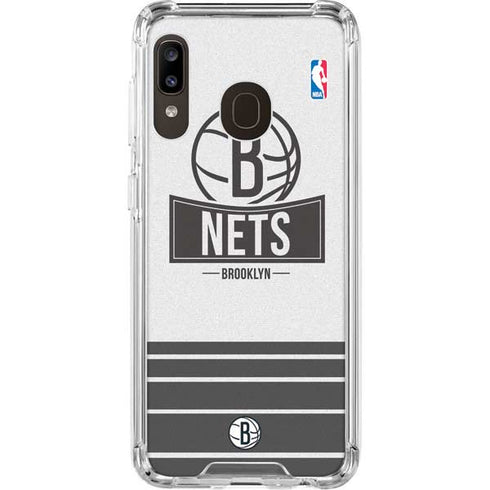 NBA Brooklyn Nets Static Galaxy A30 Clear Case