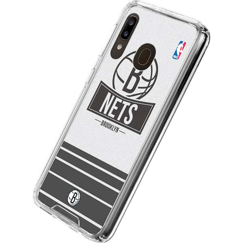 NBA Brooklyn Nets Static Galaxy A30 Clear Case