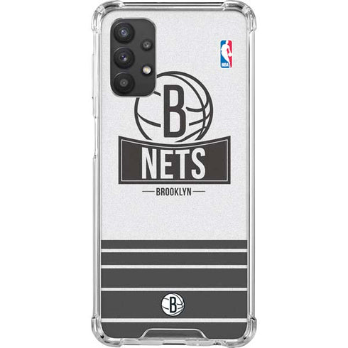 NBA Brooklyn Nets Static Galaxy A32 5G Clear Case