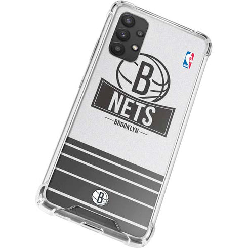 NBA Brooklyn Nets Static Galaxy A32 5G Clear Case