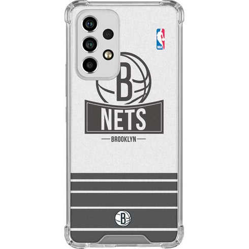NBA Brooklyn Nets Static Galaxy A33 5G Clear Case