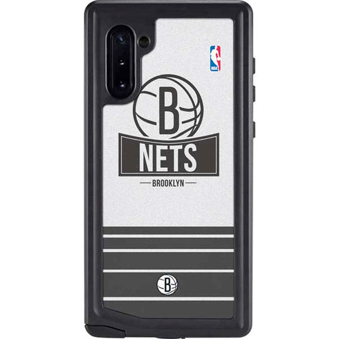 NBA Brooklyn Nets Static Galaxy Note 10 Waterproof Case
