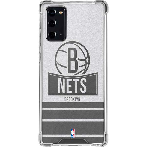 NBA Brooklyn Nets Static Galaxy Note20 5G Clear Case