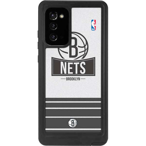 NBA Brooklyn Nets Static Galaxy Note20 5G Waterproof Case