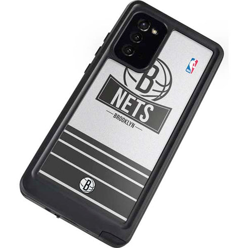 NBA Brooklyn Nets Static Galaxy Note20 5G Waterproof Case