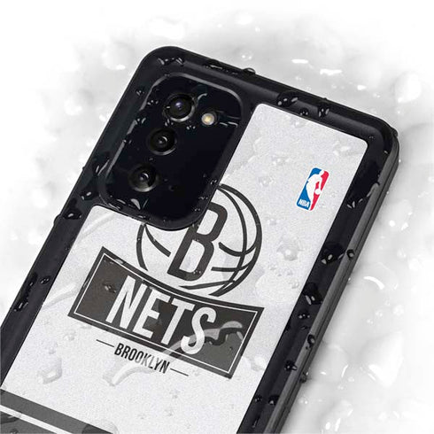 NBA Brooklyn Nets Static Galaxy Note20 5G Waterproof Case