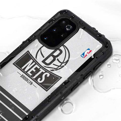 NBA Brooklyn Nets Static Galaxy S20 Plus Waterproof Case