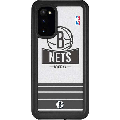 NBA Brooklyn Nets Static Galaxy S20 Waterproof Case