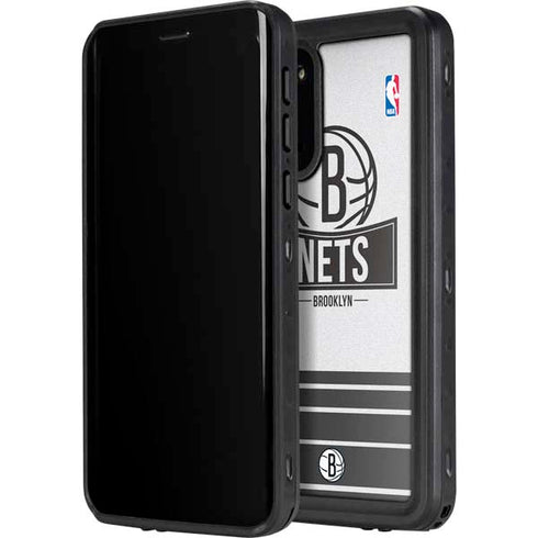 NBA Brooklyn Nets Static Galaxy S20 Waterproof Case