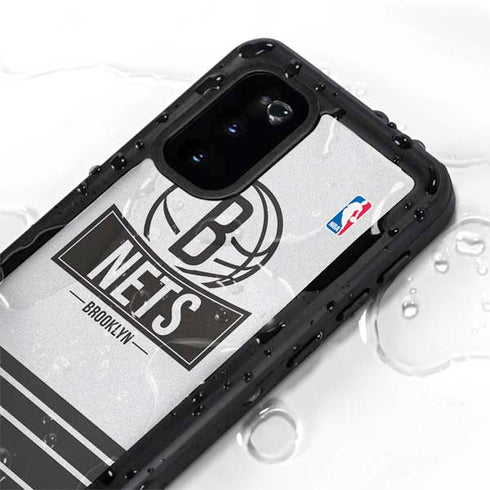 NBA Brooklyn Nets Static Galaxy S20 Waterproof Case