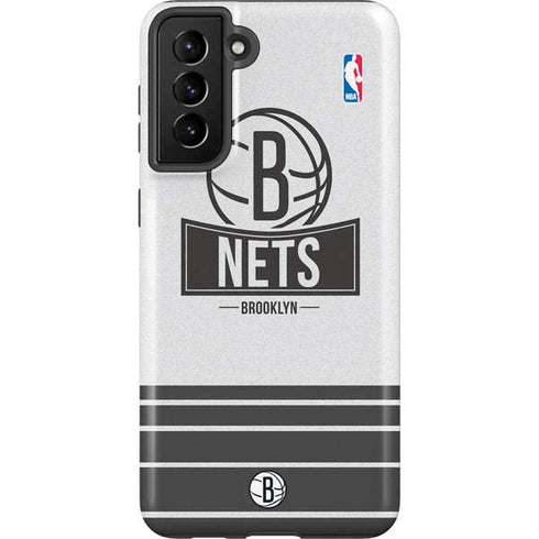 NBA Brooklyn Nets Static Galaxy S21 FE Pro Case