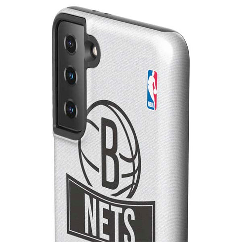 NBA Brooklyn Nets Static Galaxy S21 FE Pro Case