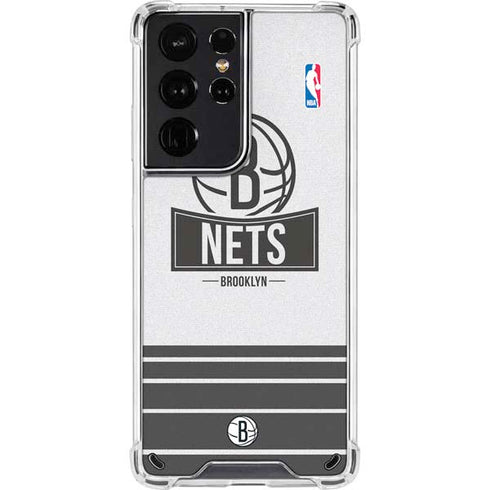 NBA Brooklyn Nets Static Galaxy S21 Ultra 5G Clear Case