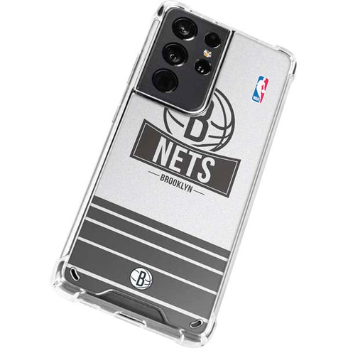 NBA Brooklyn Nets Static Galaxy S21 Ultra 5G Clear Case
