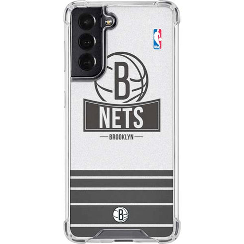NBA Brooklyn Nets Static Galaxy S22 Clear Case