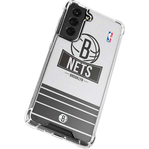 NBA Brooklyn Nets Static Galaxy S22 Plus Clear Case