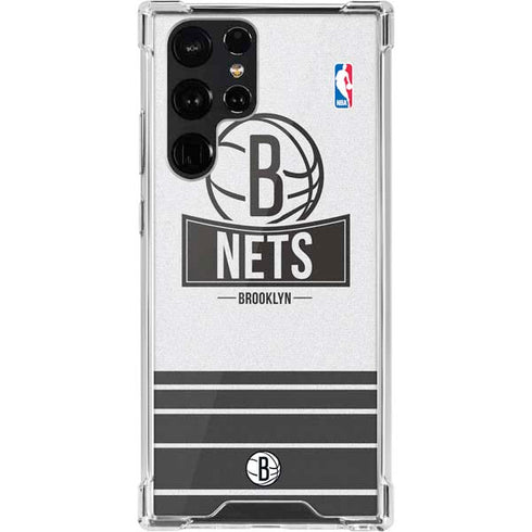 NBA Brooklyn Nets Static Galaxy S22 Ultra Clear Case