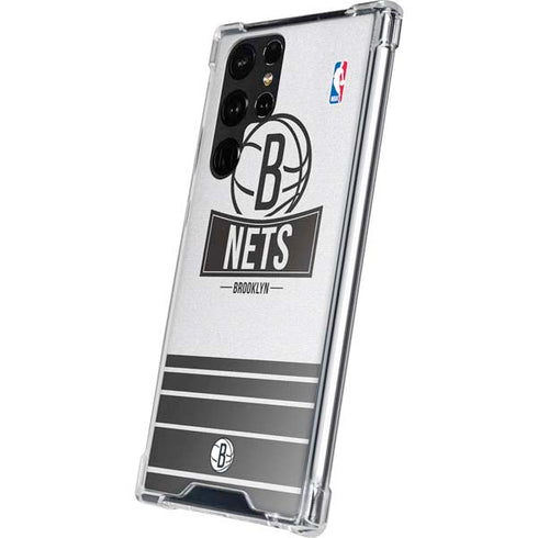 NBA Brooklyn Nets Static Galaxy S22 Ultra Clear Case