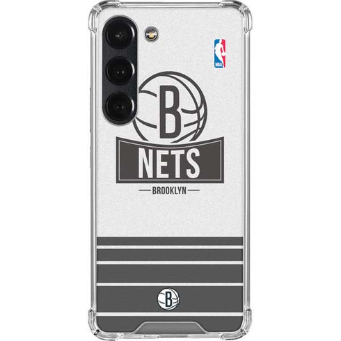 NBA Brooklyn Nets Static Galaxy S23 Clear Case