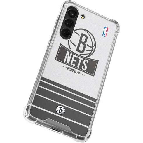 NBA Brooklyn Nets Static Galaxy S23 Plus Clear Case