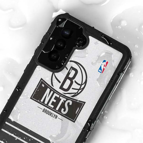 NBA Brooklyn Nets Static Galaxy S23 Plus Waterproof Case