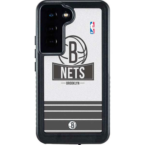 NBA Brooklyn Nets Static Galaxy S23 Waterproof Case