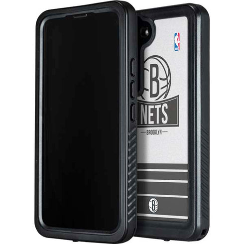 NBA Brooklyn Nets Static Galaxy S23 Waterproof Case
