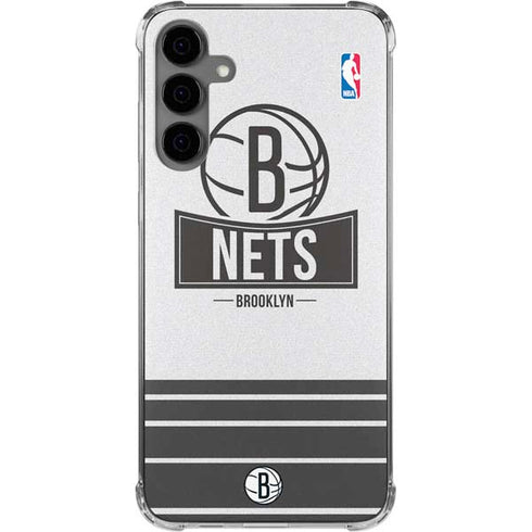 NBA Brooklyn Nets Static Galaxy S24 Plus Clear Case