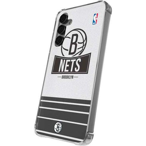 NBA Brooklyn Nets Static Galaxy S24 Plus Clear Case