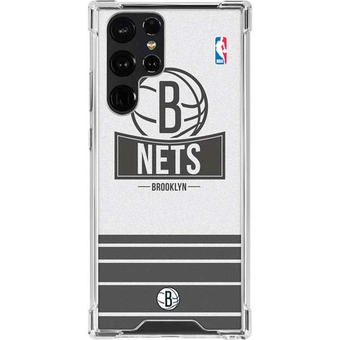 NBA Brooklyn Nets Static Galaxy S24 Ultra Clear Case