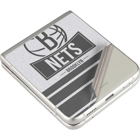 NBA Brooklyn Nets Static Galaxy Z Flip3 5G Skin