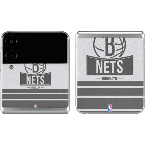 NBA Brooklyn Nets Static Galaxy Z Flip4 5G Skin