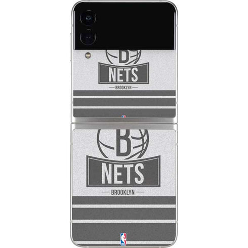 NBA Brooklyn Nets Static Galaxy Z Flip4 5G Skin