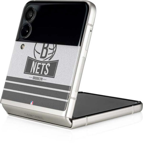 NBA Brooklyn Nets Static Galaxy Z Flip4 5G Skin