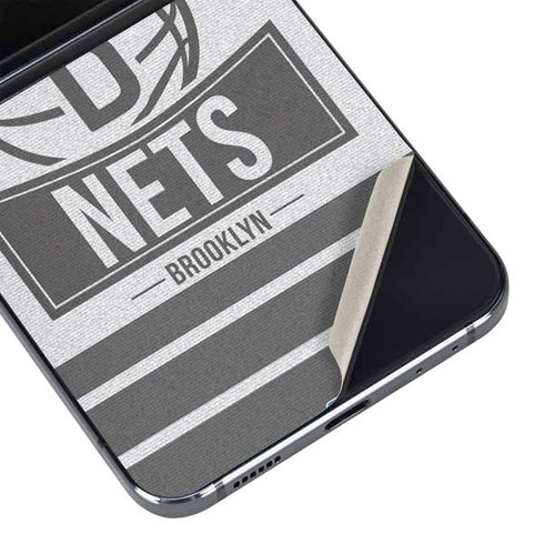 NBA Brooklyn Nets Static Galaxy Z Flip5 5G Skin