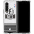 NBA Brooklyn Nets Static Galaxy Z Fold4 5G Clear Case