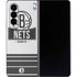 NBA Brooklyn Nets Static Galaxy Z Fold4 5G Skin