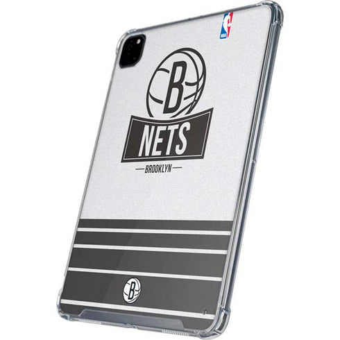 NBA Brooklyn Nets Static iPad Pro 12.9in (2020) Clear Case