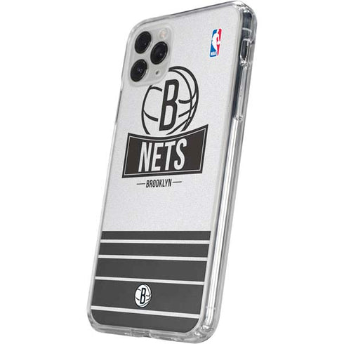 NBA Brooklyn Nets Static iPhone 11 Pro Clear Case