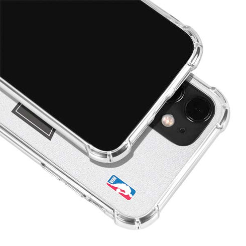 NBA Brooklyn Nets Static iPhone 12 Clear Case