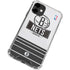 NBA Brooklyn Nets Static iPhone 12 Clear Case