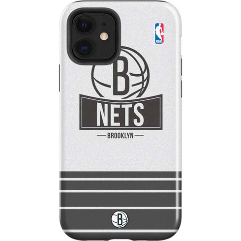 NBA Brooklyn Nets Static iPhone 12 Impact Case