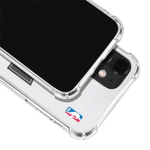 NBA Brooklyn Nets Static iPhone 12 Mini Clear Case
