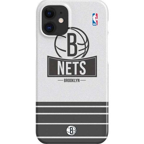 NBA Brooklyn Nets Static iPhone 12 Mini Lite Case