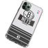 NBA Brooklyn Nets Static iPhone 12 Pro Clear Case