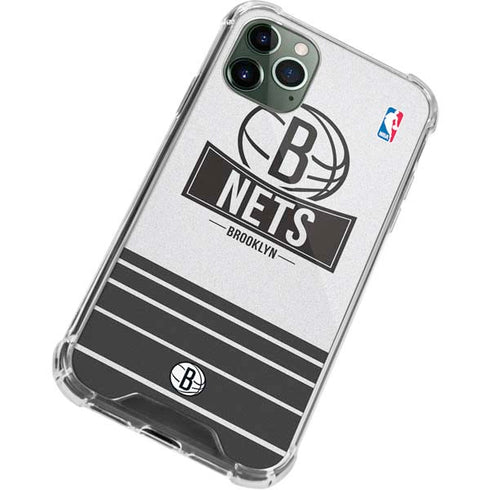 NBA Brooklyn Nets Static iPhone 12 Pro Max Clear Case